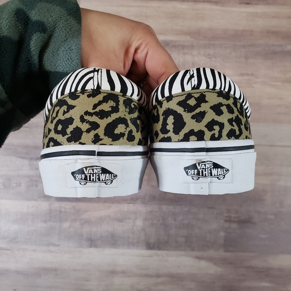 leopard and zebra print vans